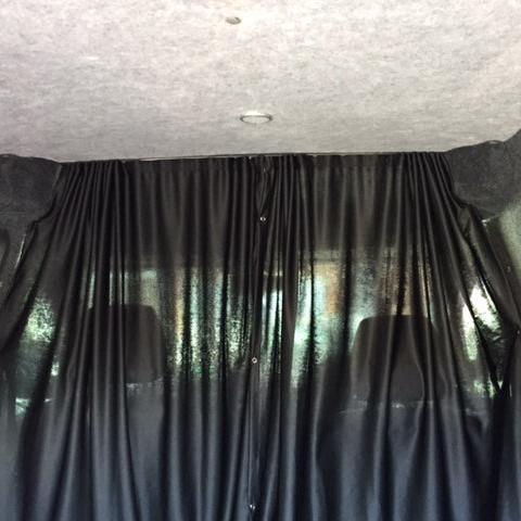 Für MAN TGE / New Crafter Cab Divider Curtain Kit Wohnmobil-Umbau
