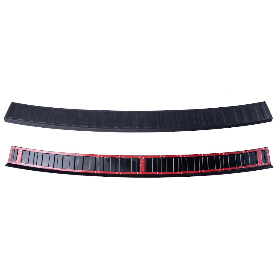 Für VW T6 Transporter Multivan Heckstoßstangenschutz – Heckklappenschutz aus schwarzem Kunststoff