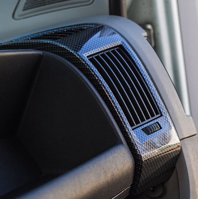 Für Fiat Ducato Armaturenbrett-Entlüftungsöffnung (Dark Carbon), Peugeot Boxer, Citroen Relay