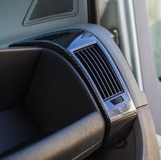 Für Fiat Ducato Armaturenbrett-Entlüftungsöffnung (Dark Carbon), Peugeot Boxer, Citroen Relay