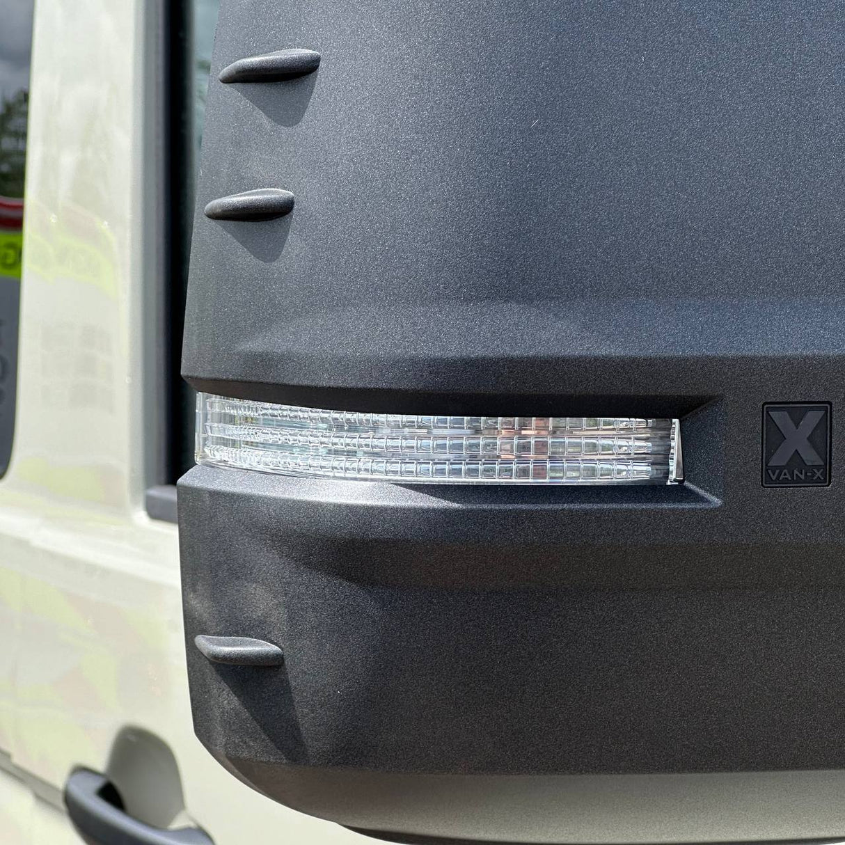 Für VW Crafter New Shape Spiegelabdeckungen – 2er-Set – Hammerite | Van-X