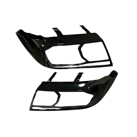 Für VW Crafter New Shape Scheinwerferschutz – Schwarz glänzend – Premium-Schutz | Van-X