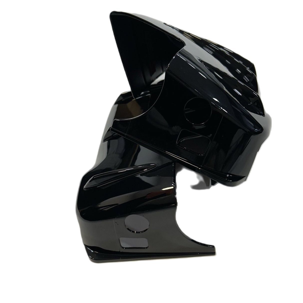 Für Mercedes Sprinter 907 Außenspiegelabdeckungen mit Blinker - Schwarz glänzend (2er Set) - Ersatzkappen für 907 Modelle