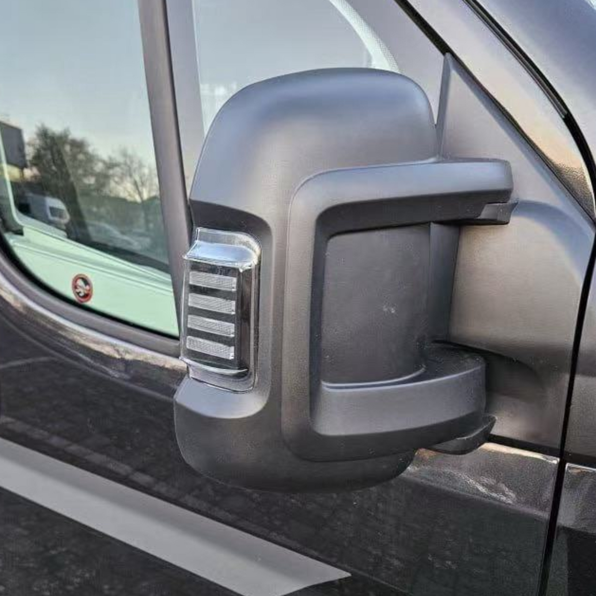 Für Fiat Ducato Seitensignalspiegel Kontrollleuchte LED-Licht - getönte Linse