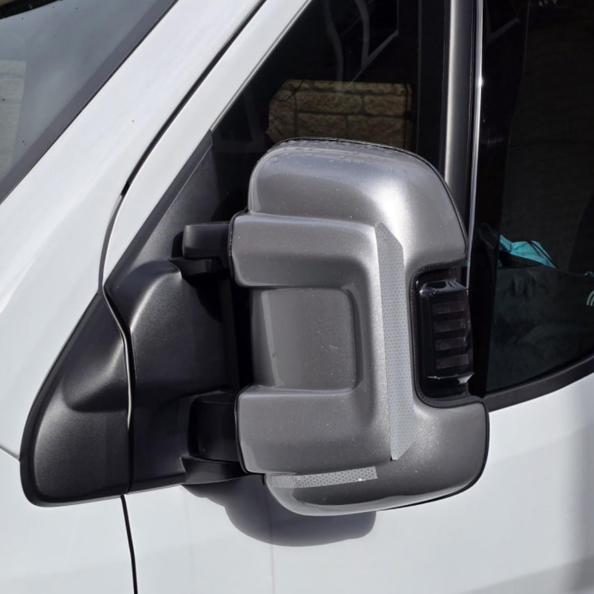 Für Fiat Ducato Seitensignalspiegel Kontrollleuchte LED-Licht - getönte Linse