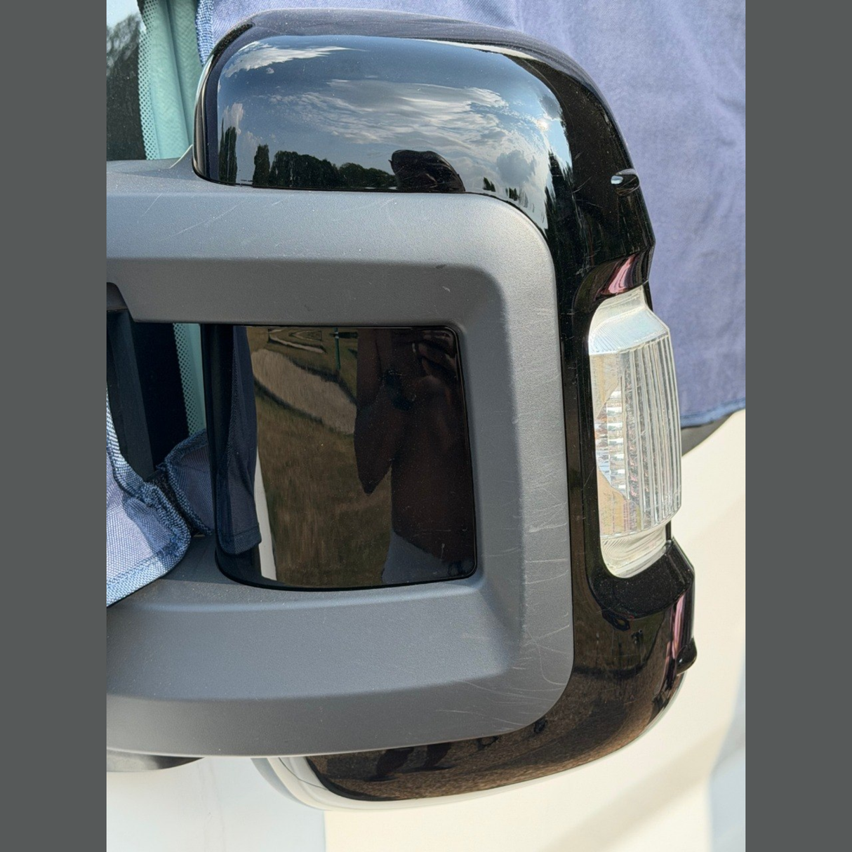 Für Citroen Jumper Außenspiegelkappe/-abdeckungen (2er Set) - Schwarz | Van-X