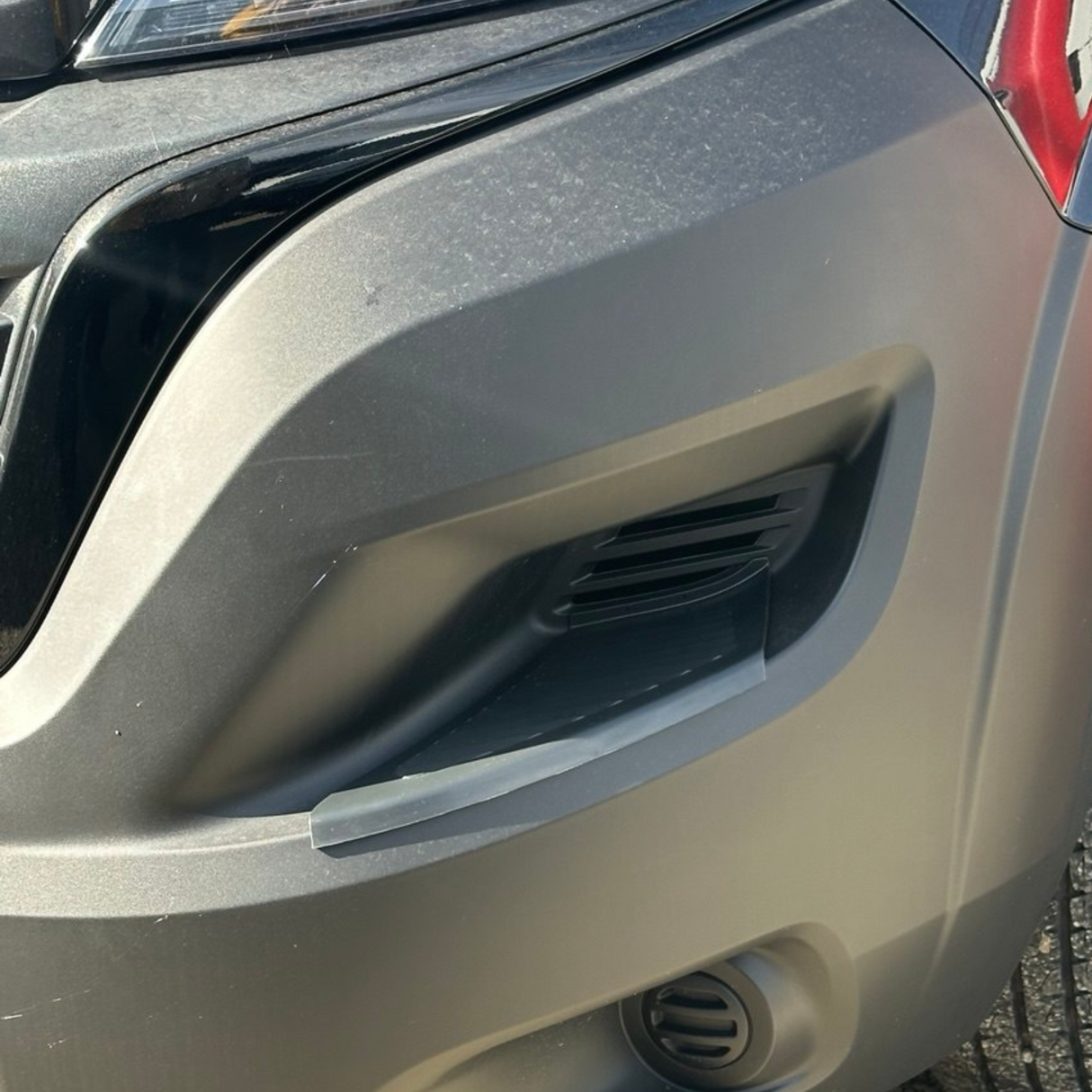 Für Fiat Ducato Frontstoßstange Fußplattenschutz – Schwarz, 2er Set | Van-X