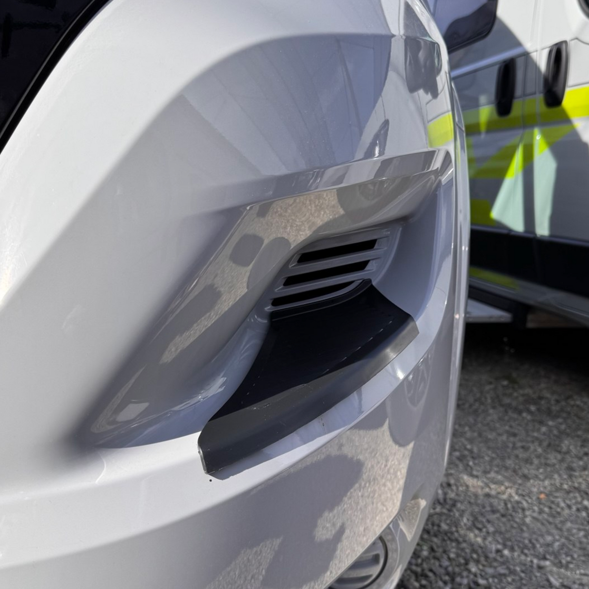 Für Citroën Jumper Stoßstange Fußplattenschutz vorne – Schwarz, 2er Set | Van-X