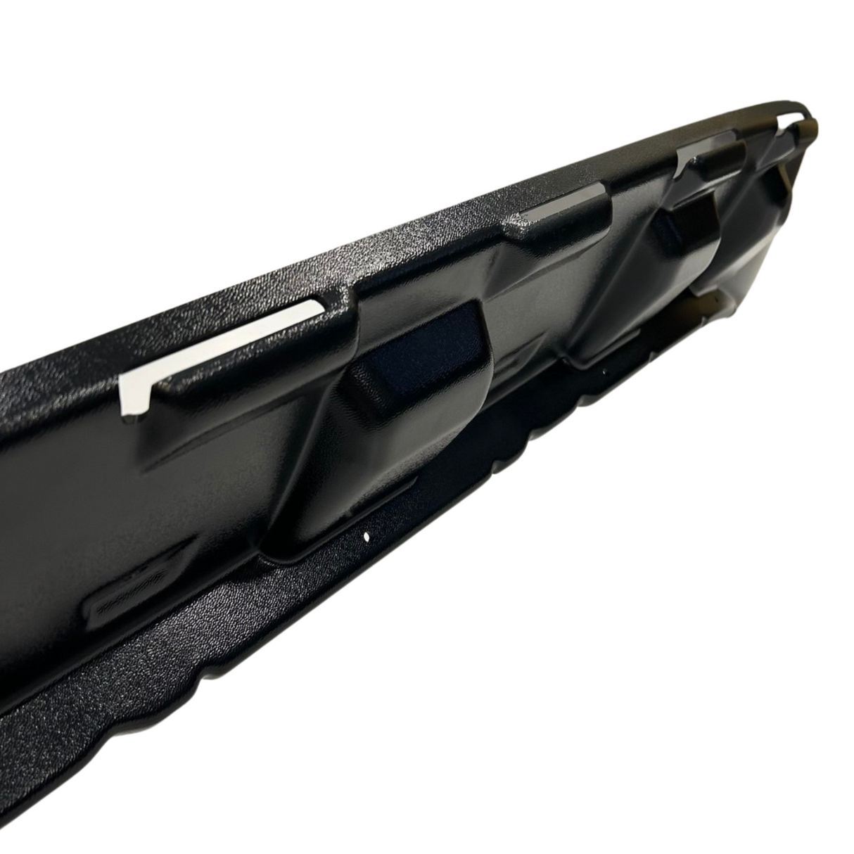 Für Ford Transit Custom MK1, vorderer unterer Stoßstangenschutz und Kotflügel – (schwarz, glatt), langlebiger Schutz (2012–2018)