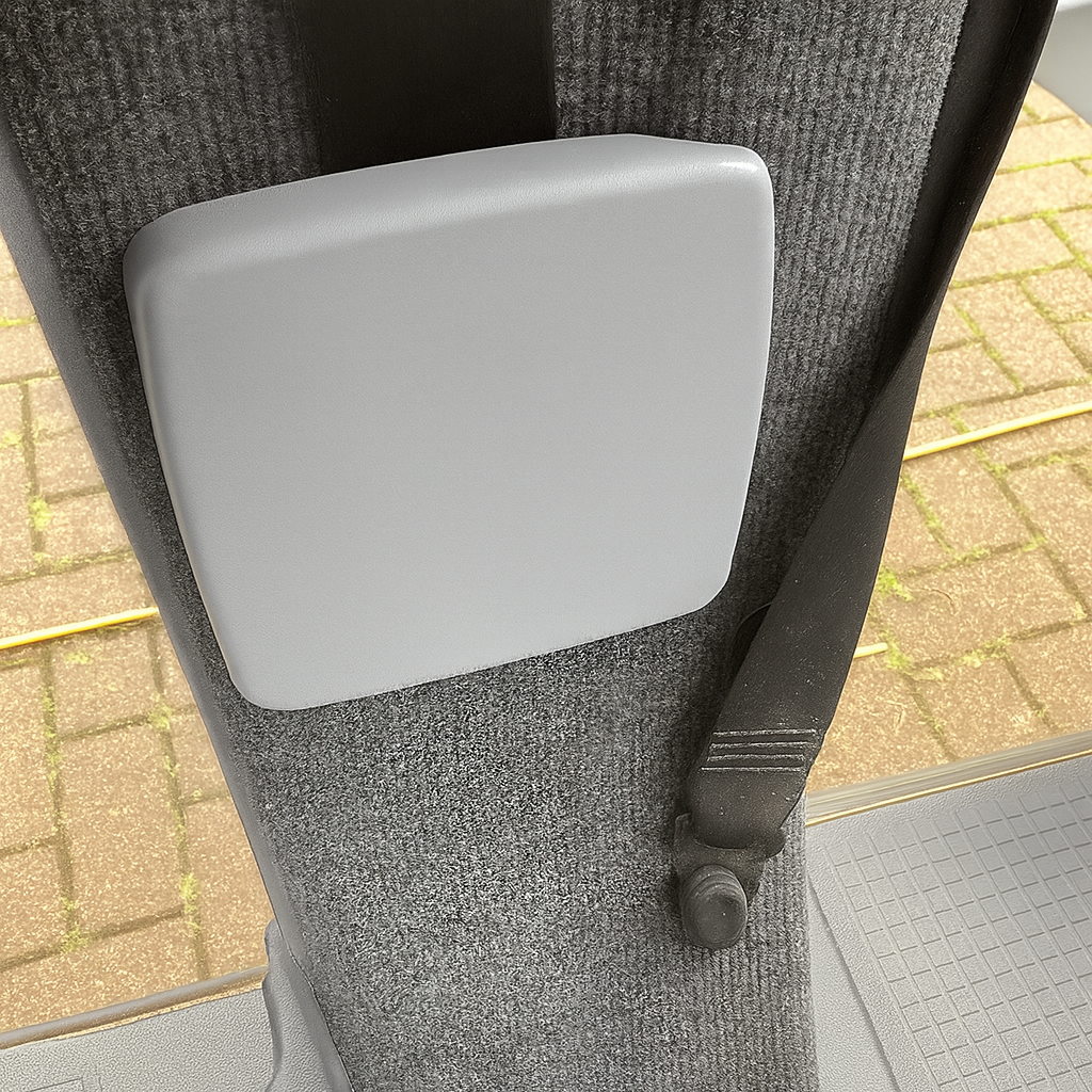 Für VW T4 graue Sicherheitsgurtkappenabdeckungen – OEM-Ersatzset von 2 | Van-X