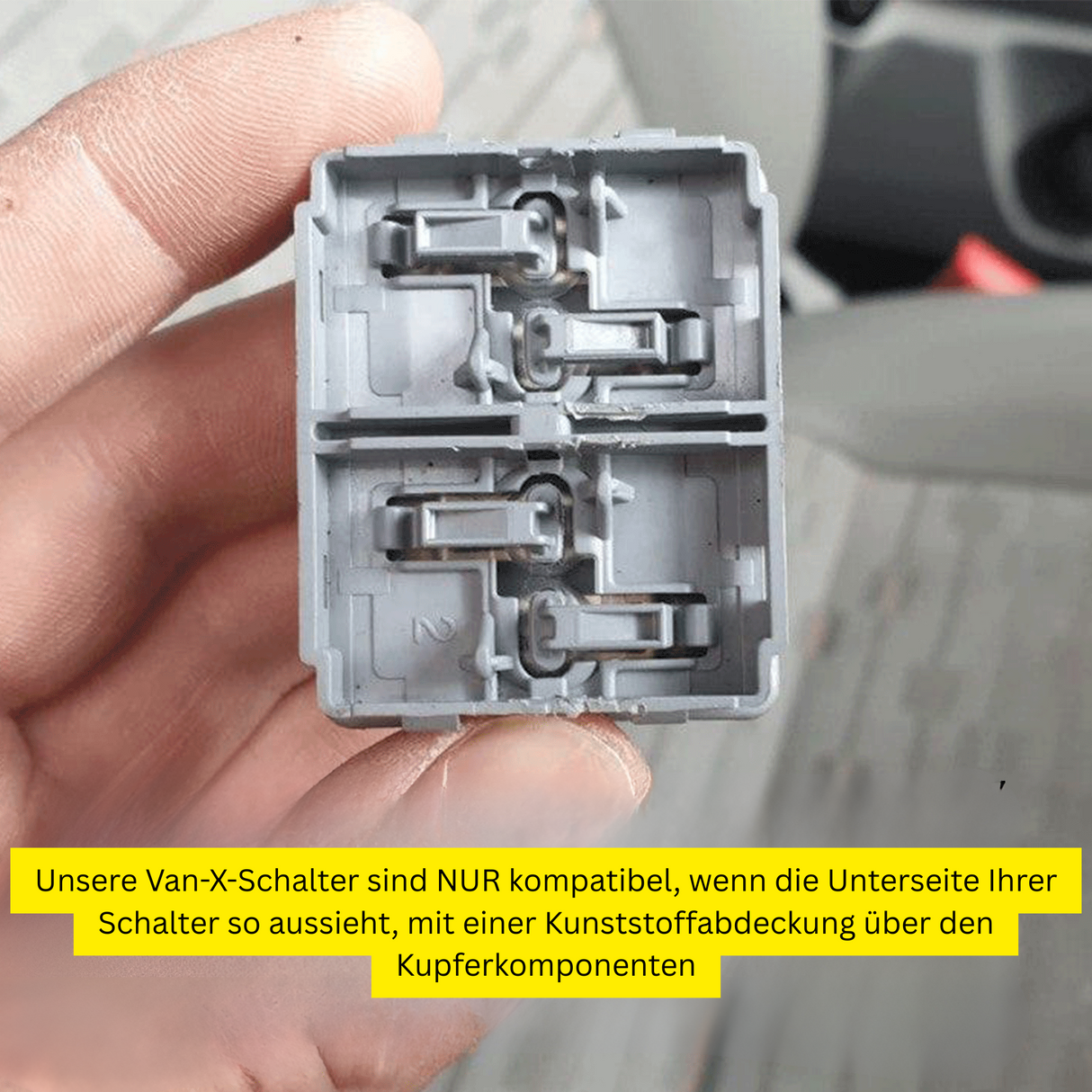 Für VW T5.1 Elektrische Fensterheberschalterkappen