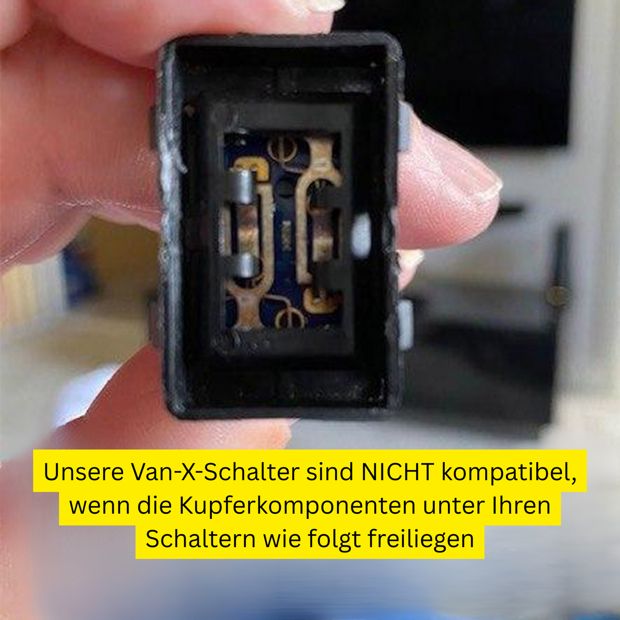 Für VW T5.1 Elektrische Fensterheberschalterkappen