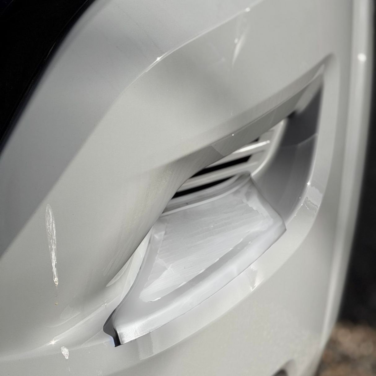 Für Citroën Jumper Frontstoßfänger-Fußschutzabdeckungen – Weiß, Set von 2 | Van-X