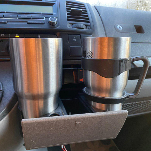 Für VW T5, T5.1 Transporter OEM Getränkehalter Ersatz – Linkslenker (LHD)