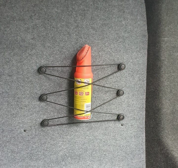 Für VW T6 Campervan Double X Staunetz – ideal für Van-Umbauten & Wohnmobile