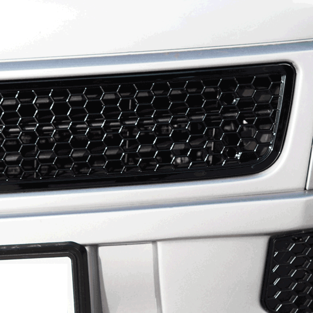 Für VW T5.1 Wabenförmiges Stoßstangennetz (Schwarz glänzend)