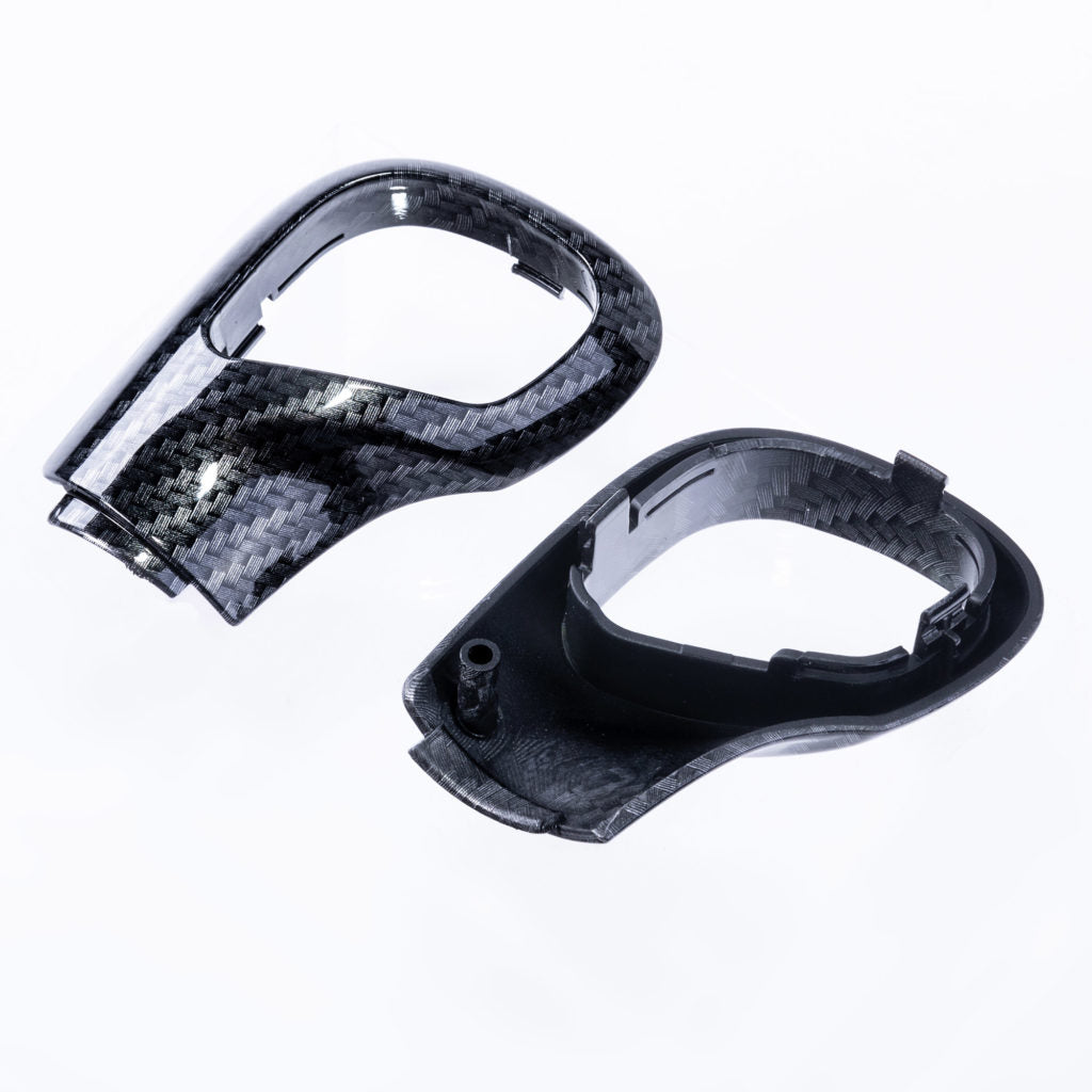 Für VW T6.1 Transporter Auto DSG Schaltknauf Styling Caps – Carbon lackierte Abdeckungen, einbaufertig Upgrade