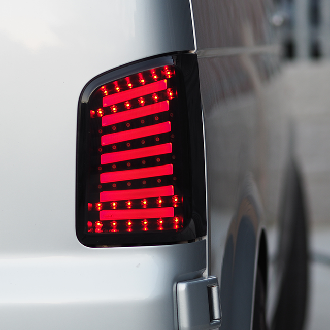 VW T5 T5.1 LED Rückleuchten/Schlusslichter/Schlusslampen Vorhänge