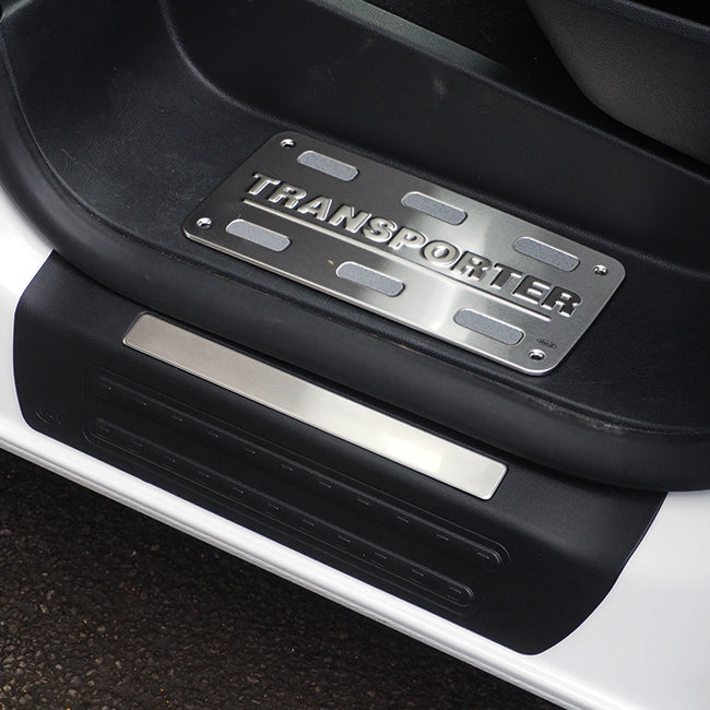 Für VW T6.1 Transporter Stufenschutz Edelstahl für Kombi, Sport Line, Shuttle, Doppeltüre (4er Set)