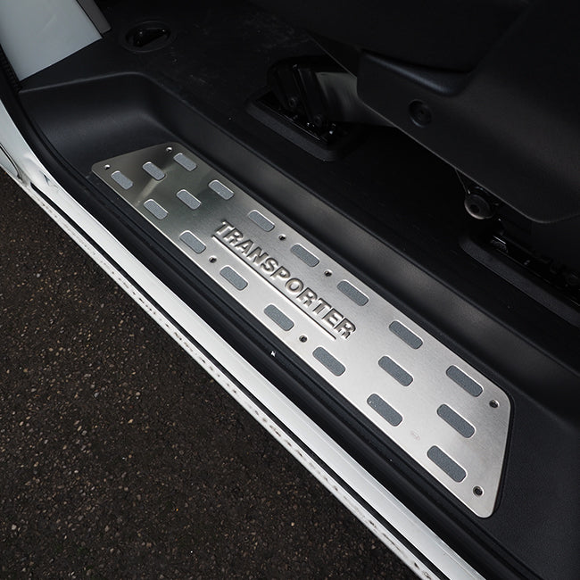 Für VW T6.1 Transporter Stufenschutz Edelstahl für Kombi, Sport Line, Shuttle, Doppeltüre (4er Set)