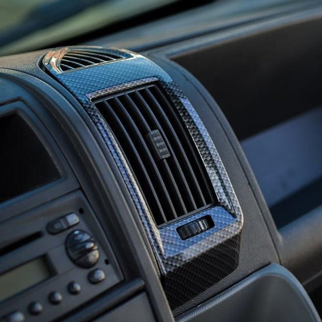 Für Citroen Relay Armaturenbrett Entlüftung (Dunkel Carbon) AUTO-SLEEPERS, BAILEY, HOBBY, HYMER, RAPIDO, SWIFT, AUTO-TRAIL