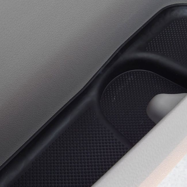 Rubber Door Pocket Inserts for VW T6 Transporter BLACK-20656