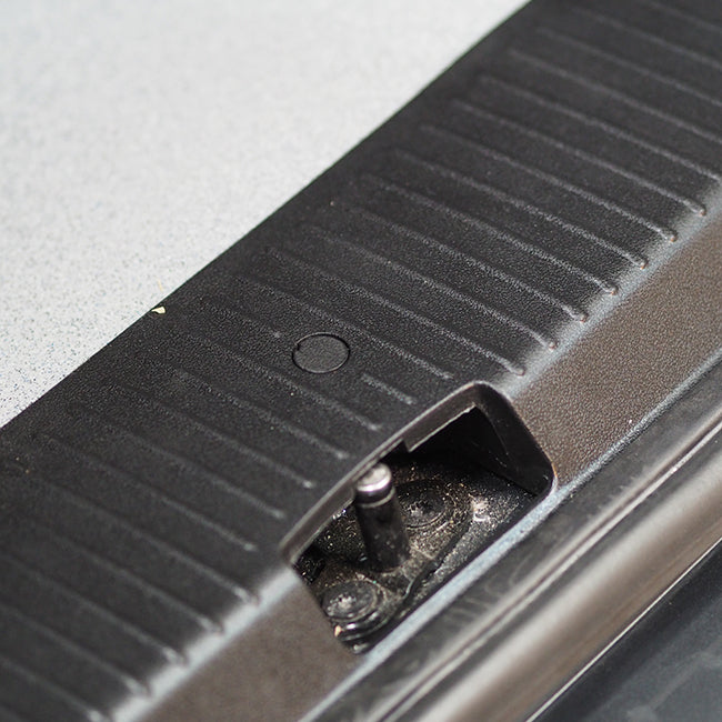 Für VW T6.1 V2 Transporter Heckschwellenabdeckung Barndoor / Doppeltür Kunststoff volle Länge