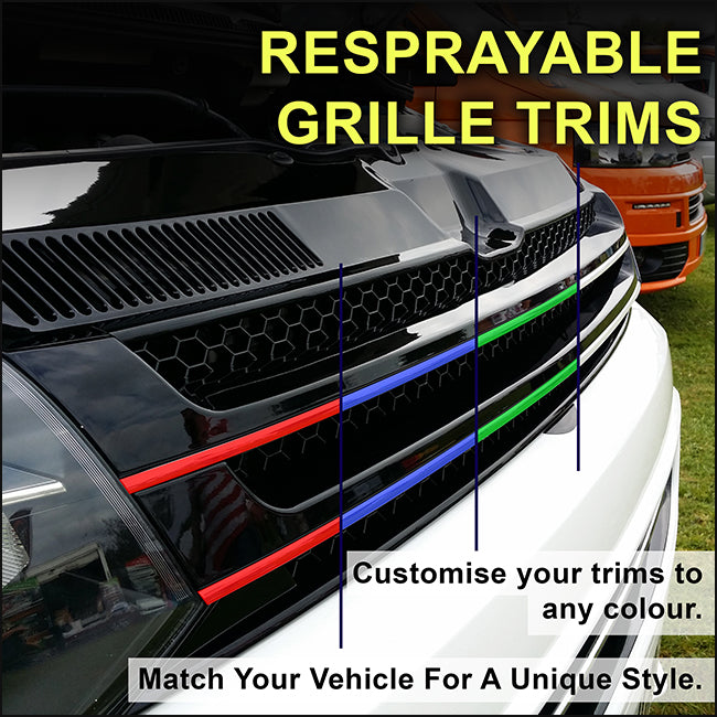 VW T5.1 Front Badgeless Grille (Matte)