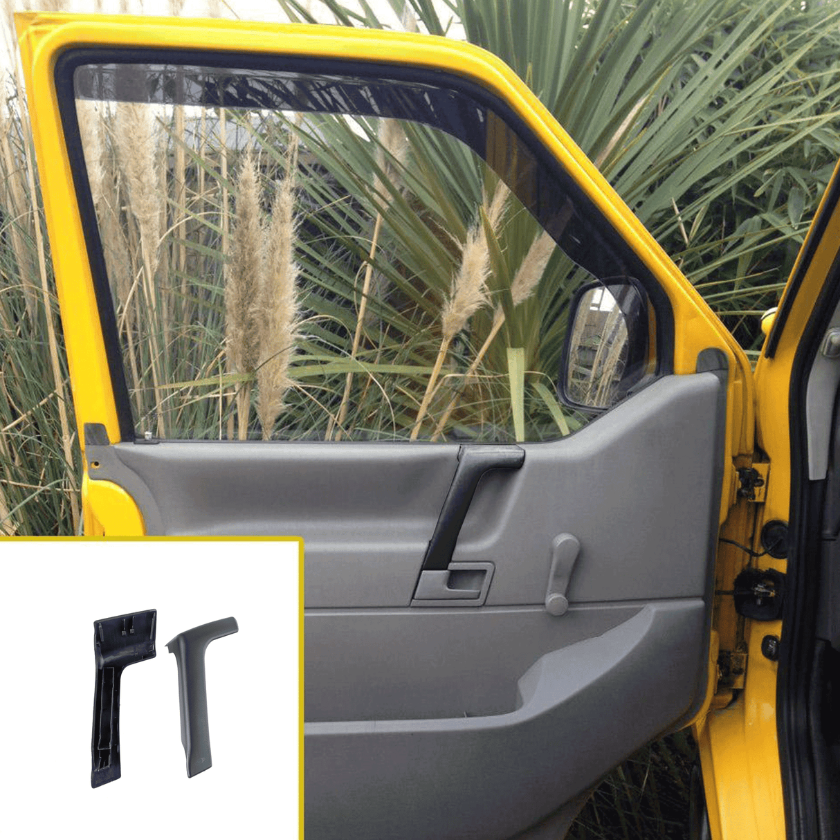 Für VW T4 Transporter Innere Haltegriffkappe Abdeckung – Schwarzes Ersatzteil