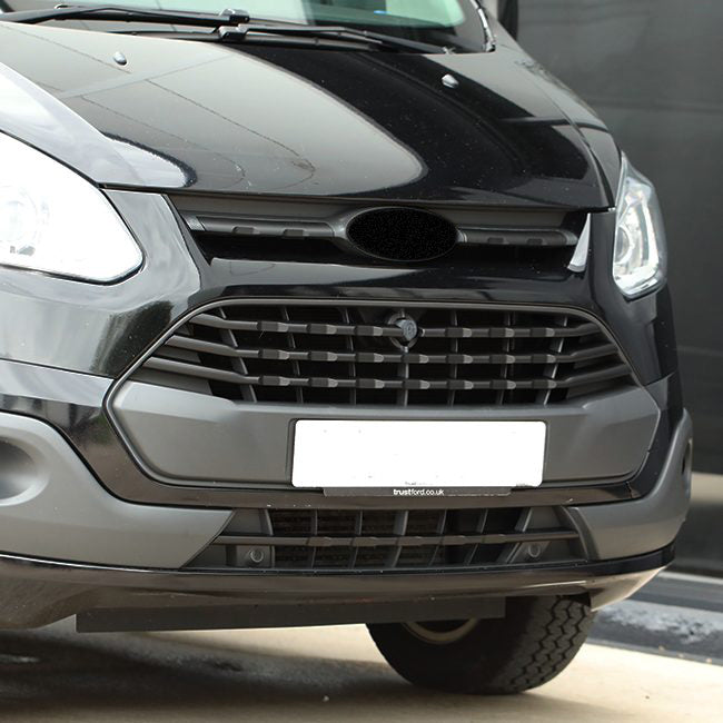 Für Ford Transit Custom Matte Black Frontgrill-Verkleidungen (7 Stück) - MK1 (2012-2018) - Fertig zum Einbauen