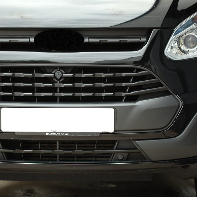 Für Ford Transit Custom Matte Black Frontgrill-Verkleidungen (7 Stück) - MK1 (2012-2018) - Fertig zum Einbauen
