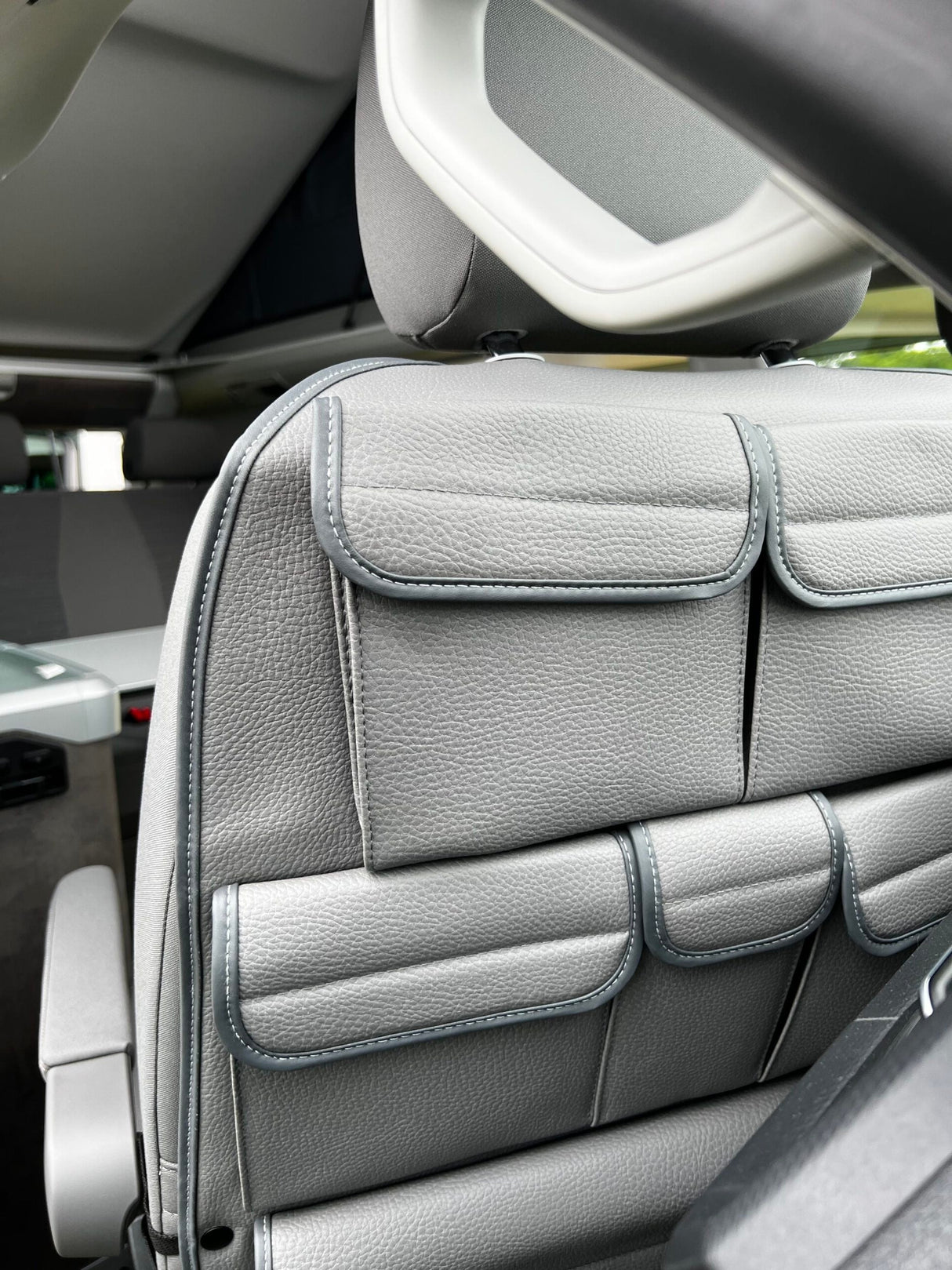 Für VW California Ocean, Coast, Beach Campervan Einzel-/Kapitänssitz, Kunstleder, Rücksitz-Organizer