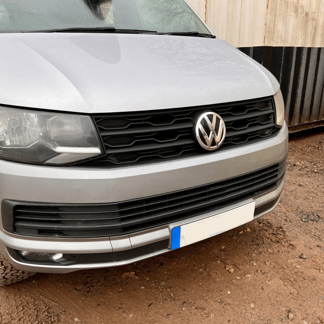 R line Kühlergitter Kühlergrill Matt schwarz für VW T6