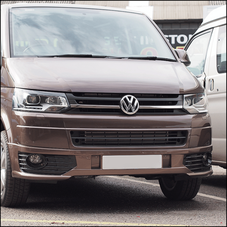 Für VW T5.1 Transporter Einzeilige Frontgrillblende (2 Stück)