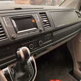 Für VW Transporter T6 Lower Dash Styling Zierleisten Comfort Dash mattschwarz lackiert und einbaufertig (6er Set)