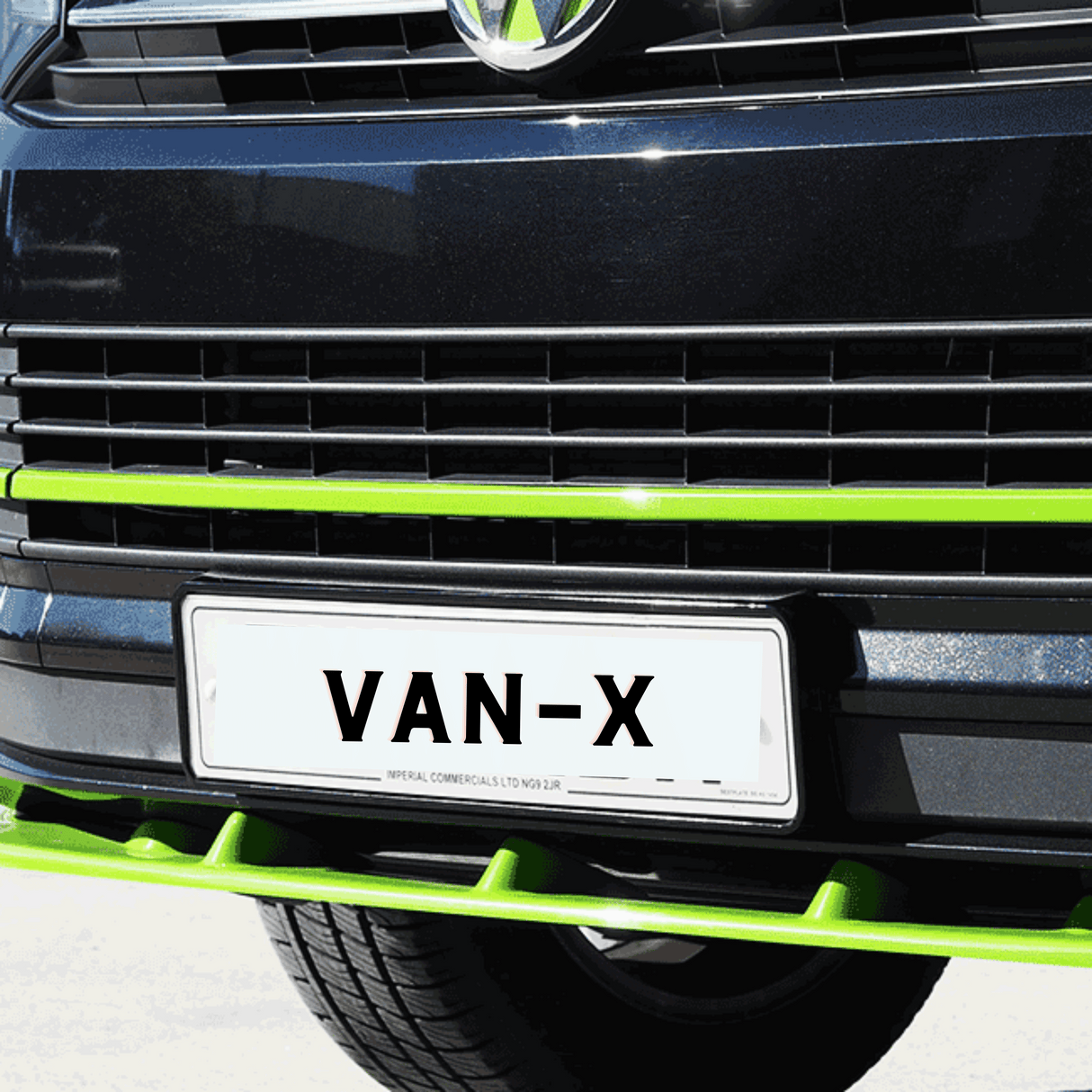 Vordere Nummernschildblende für VW T6 Startline