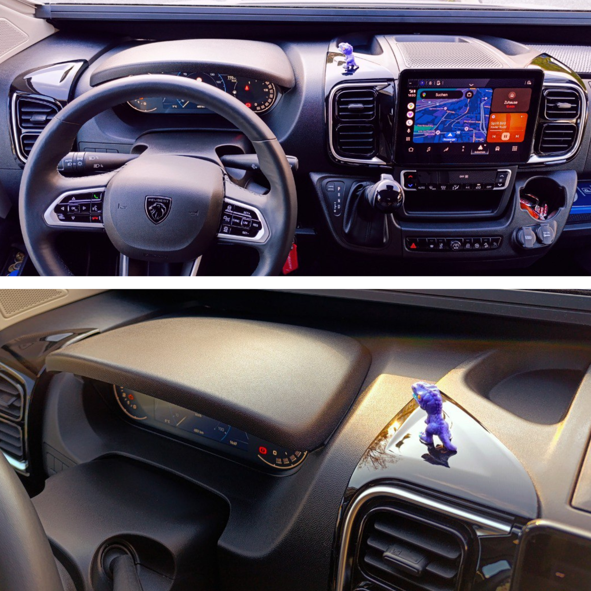 Für Opel Movano Lüftungsgitter Trimm Set – glänzend schwarz Armaturenbrett Upgrade für neue Modelle