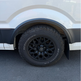 Für VW New Crafter / MAN TGE Radkastenausstattungen – strukturiertes schwarzes 4-teiliges Designkit | Van-X