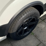 Für VW New Crafter / MAN TGE Radkastenausstattungen – strukturiertes schwarzes 4-teiliges Designkit | Van-X
