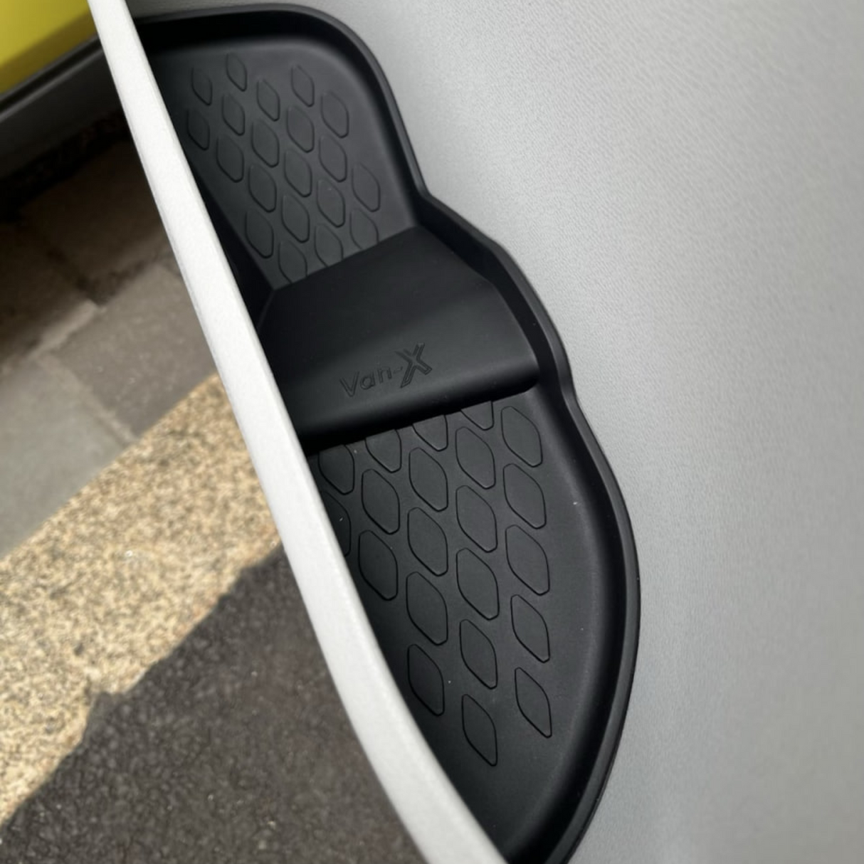 Für VW ID Buzz Gummi Türkarte / Taschenmatten - untere Ebene, Premium Fit