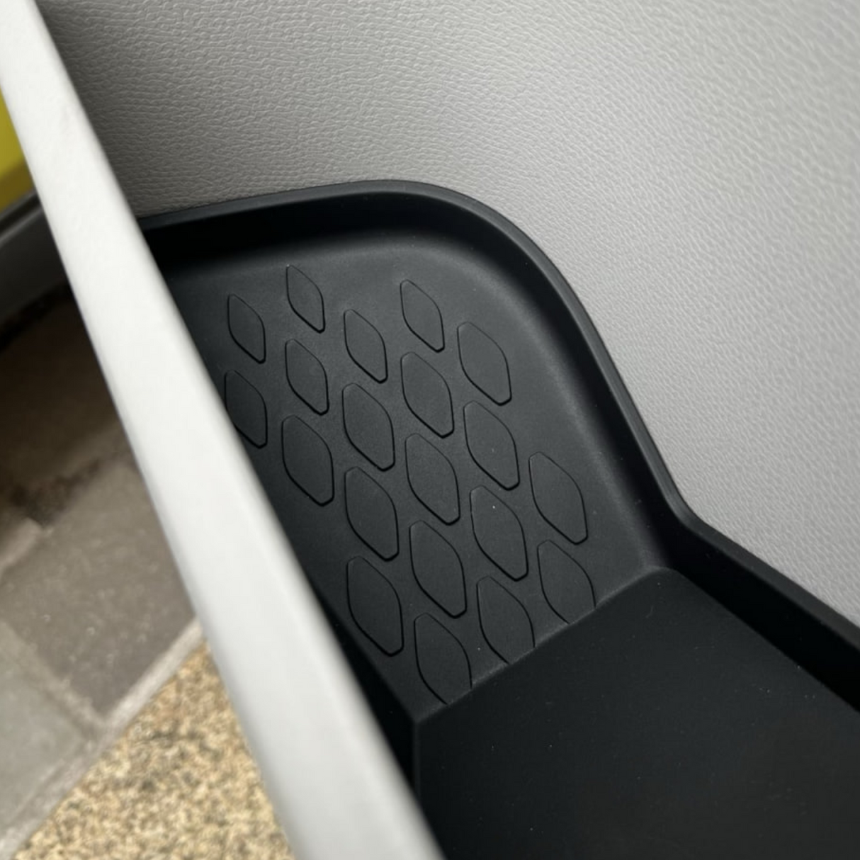 Für VW ID Buzz Gummi Türkarte / Taschenmatten - untere Ebene, Premium Fit