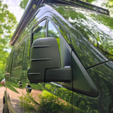 Für Mercedes Sprinter 907 Außenspiegeldeckel ohne Blinker – Hammerite (2er Set) – Ersatzspiegelabdeckungen für Sprinter Transporter