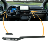 Für den neuen Transit Custom Verkleidungen für das untere Armaturenbrett - Mattschwarz | Van-X