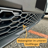 Fiat Ducato unterer Stoßstangen-Waben-Kühlergrill - Matt Schwarz
