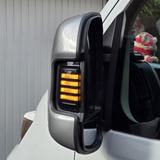 Für Fiat Ducato Seitensignalspiegel Kontrollleuchte LED-Licht - getönte Linse