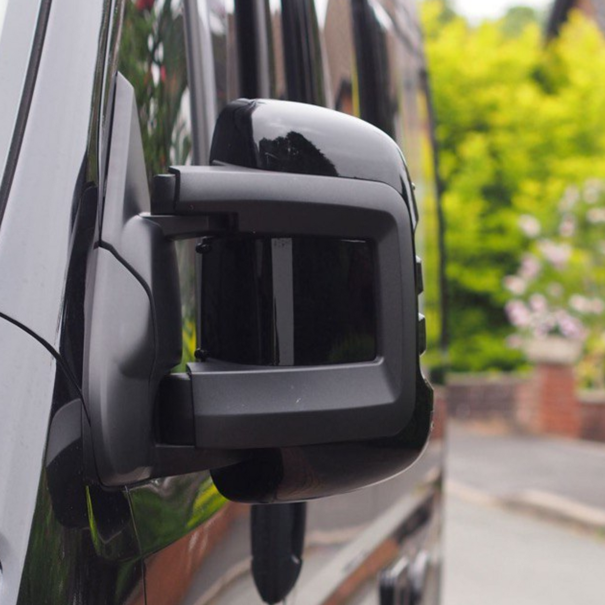 Fiat Ducato Spiegelabdeckung - Schwarz (Satz von 2)