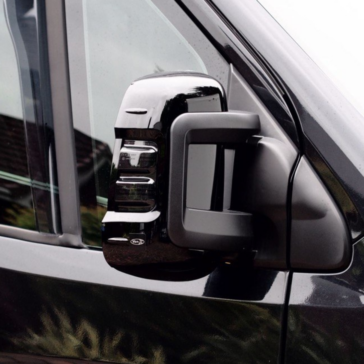 Fiat Ducato Spiegelabdeckung - Schwarz (Satz von 2)