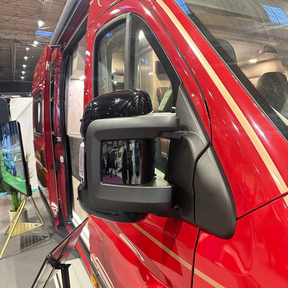 Fiat Ducato Spiegelabdeckung - Schwarz (Satz von 2)