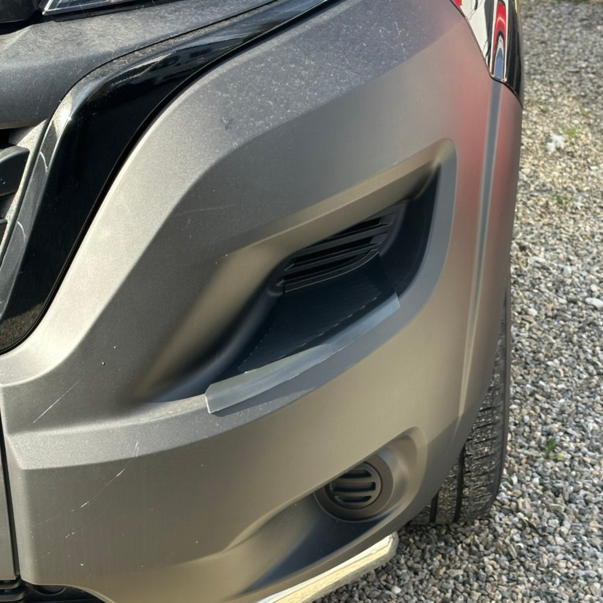 Für Citroën Jumper Stoßstange Trittschutz vorne – Schwarz, 2er Set | Langlebiges Fahrzeugzubehör