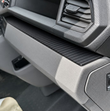 For VW T6.1 4-Piece Lower Dashboard & Door Trim Set | Carbon Interior Upgrade | Van-X